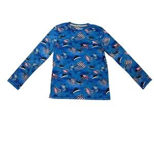 Reel Legends Reel-Tec Performance Dri Fit Long Sleeve Shirt Size Youth 5/6